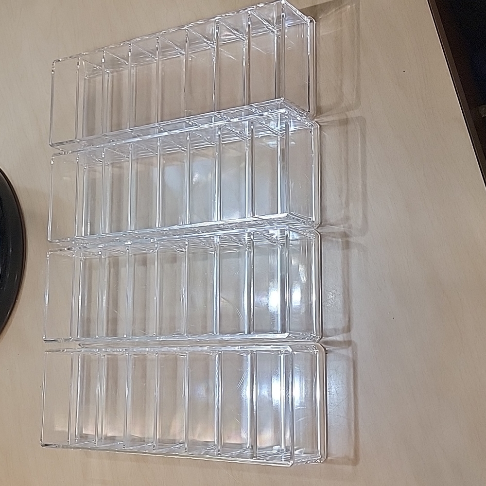 Acrylic drawer organizers